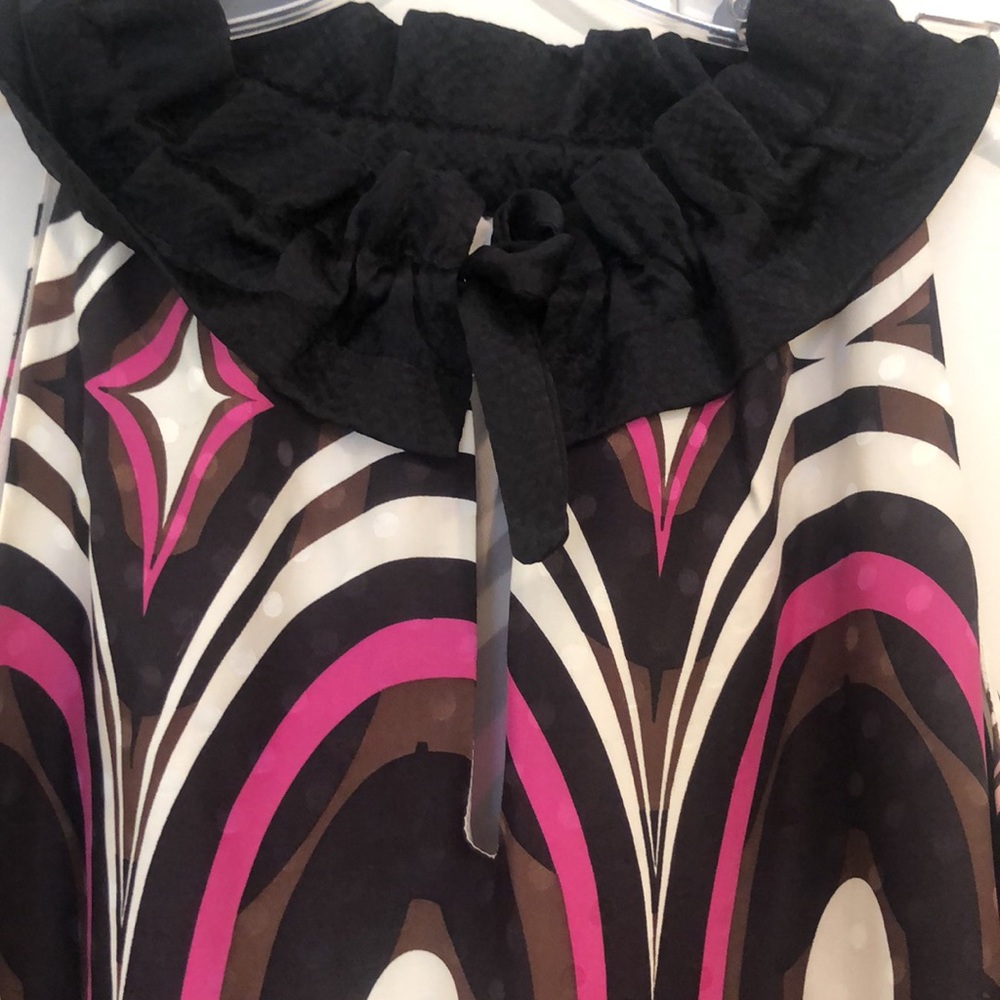 Silk patterned top - Picture 3 of 6